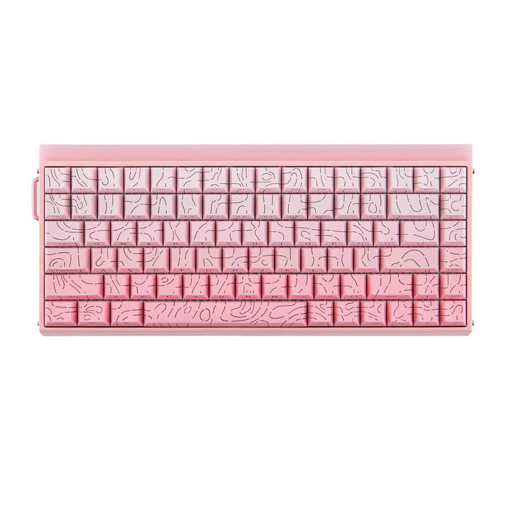 Aula HERO84 8K Pink (Side-Printed), RGB Gasket, Hall Effect (Magnetica), Tastatura Gaming, Layout 75%, Roz