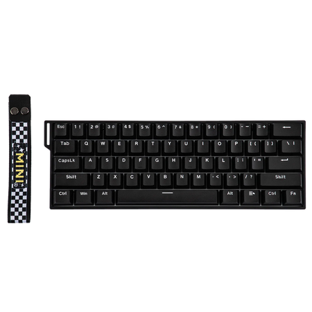 Aula MINI 60 8K Black, Fara Iluminare, Bluetooth Wireless, Hall Effect (Magnetica), Negru