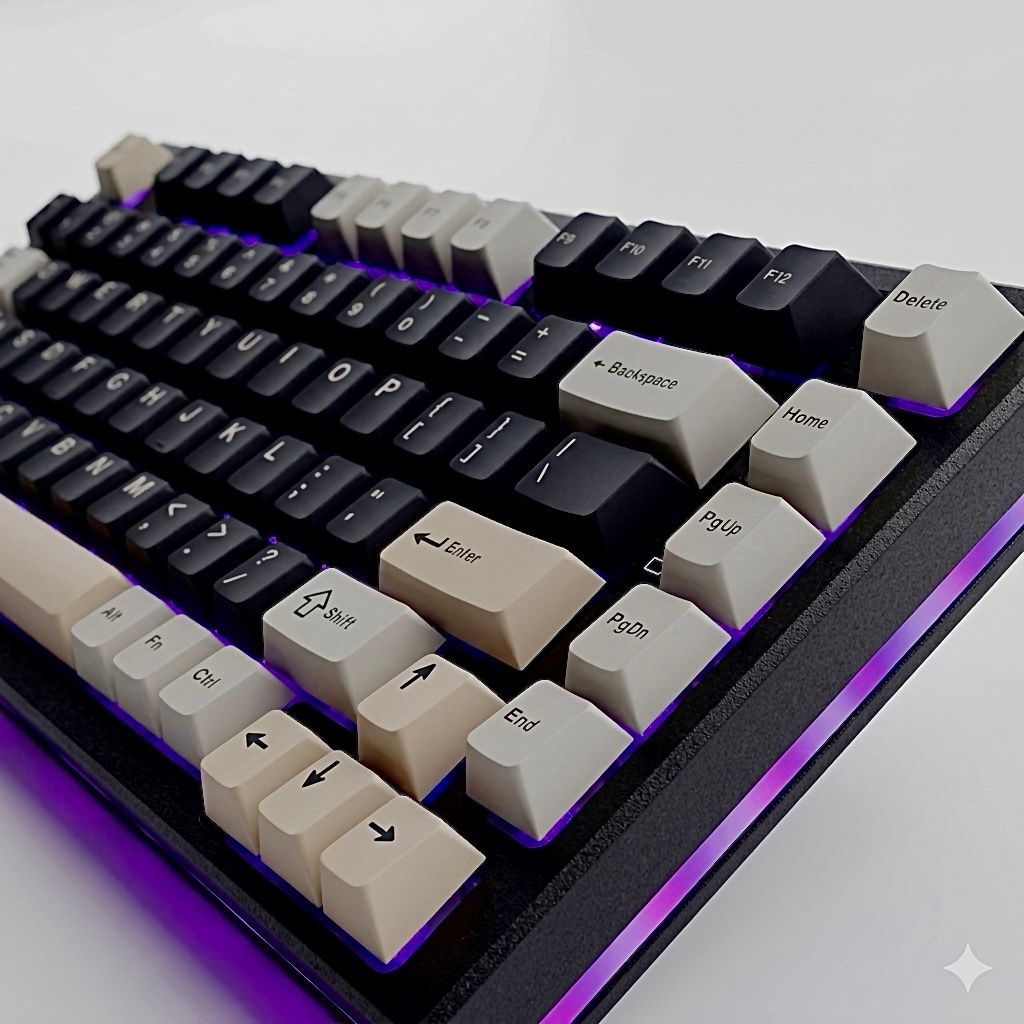 YUNZII RT80 Black, Rapid Trigger 8K Magnetic, RGB Gasket, Tastatura Gaming 75%, Negru