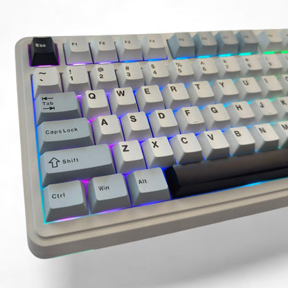 Aula S75 PRO White Blue, Hotswap RGB Gasket Bluetooth Wireless, Tastatura Mecanica Gaming, Alb