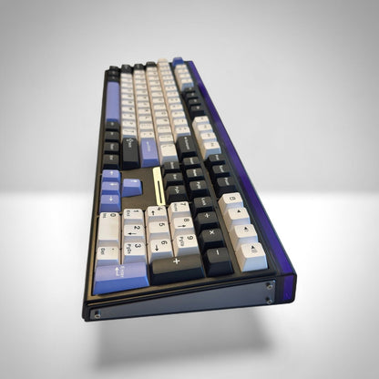 Aula H108 Black White, Hotswap RGB Gasket Bluetooth Wireless, Tastatura Mecanica Gaming, Negru