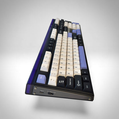 Aula H108 Black White, Hotswap RGB Gasket Bluetooth Wireless, Tastatura Mecanica Gaming, Negru