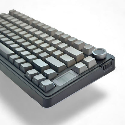 Aula S75 PRO Black Grey gradient (Side-Printed), Hotswap RGB Gasket Bluetooth Wireless, Tastatura Mecanica Gaming, Negru