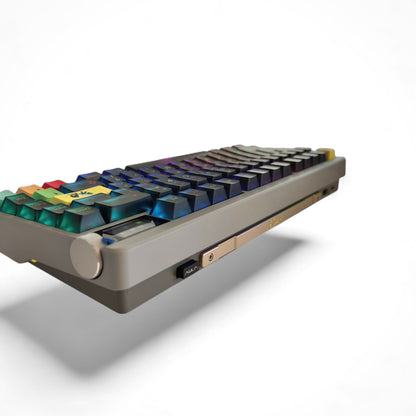 Aula NOVA75 Black Frosted, Hotswap RGB Gasket Bluetooth Wireless, 75% Layout, Tastatura Mecanica Gaming, Negru