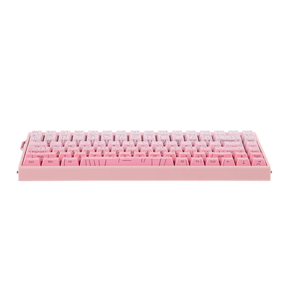 Aula HERO84 8K Pink (Side-Printed), RGB Gasket, Hall Effect (Magnetica), Tastatura Gaming, Layout 75%, Roz