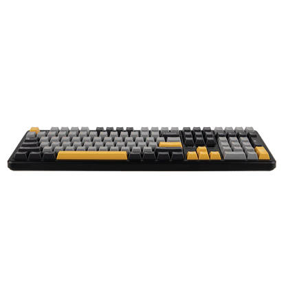 Aula F108 Grey Yellow, Hotswap RGB Gasket Bluetooth Wireless, Tastatura Mecanica Gaming, Gri