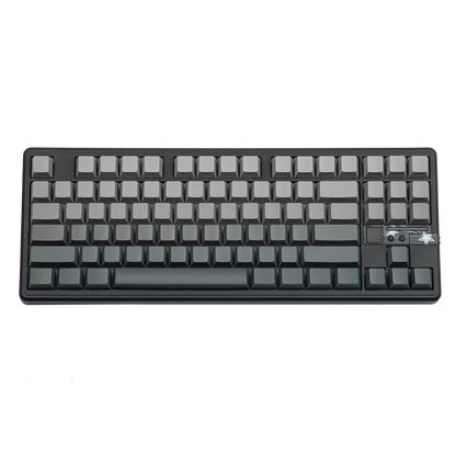 Aula F87 PRO V2, Black Grey gradient (Side-Printed), Hotswap RGB Gasket Bluetooth Wireless, Tastatura Mecanica Gaming, Gri