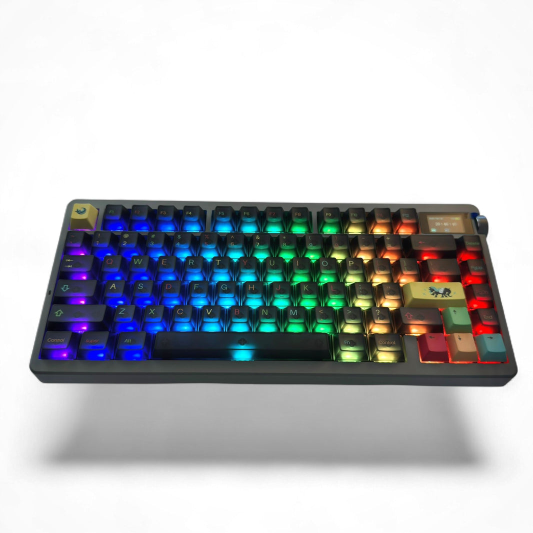 Aula NOVA75 Black Frosted, Hotswap RGB Gasket Bluetooth Wireless, 75% Layout, Tastatura Mecanica Gaming, Negru