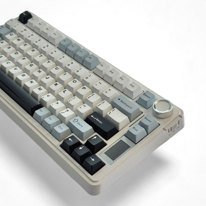 Aula S75 PRO White Blue, Hotswap RGB Gasket Bluetooth Wireless, Tastatura Mecanica Gaming, Alb