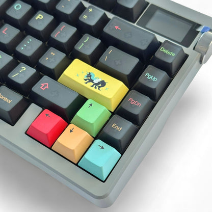 Aula NOVA75 Black Frosted, Hotswap RGB Gasket Bluetooth Wireless, 75% Layout, Tastatura Mecanica Gaming, Negru