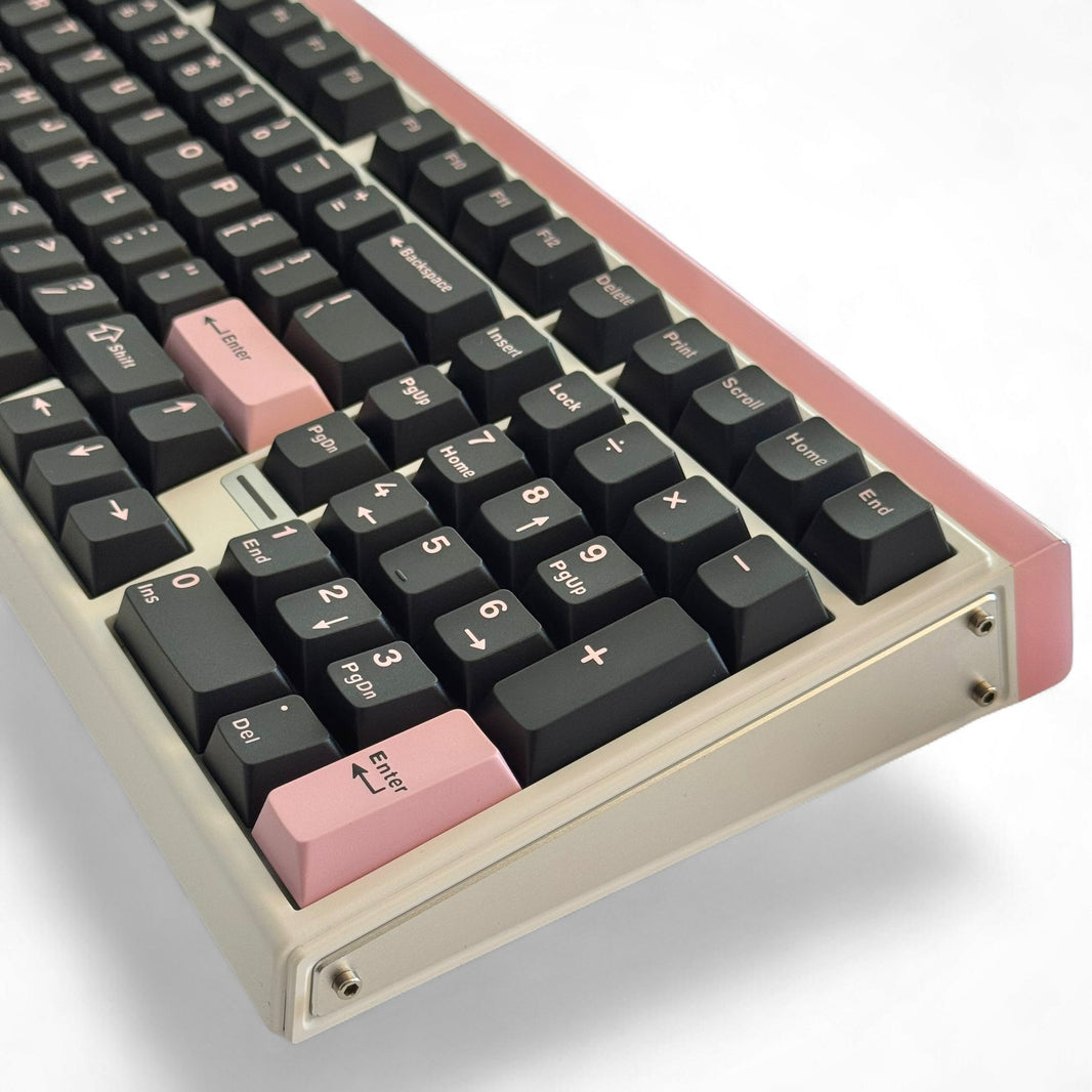 Aula HERO99 8K Black Pink, RGB Gasket, Hall Effect (Magnetica), Tastatura Gaming, Layout 99%, Negru