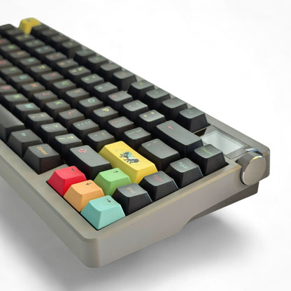 Aula NOVA75 Black Frosted, Hotswap RGB Gasket Bluetooth Wireless, 75% Layout, Tastatura Mecanica Gaming, Negru