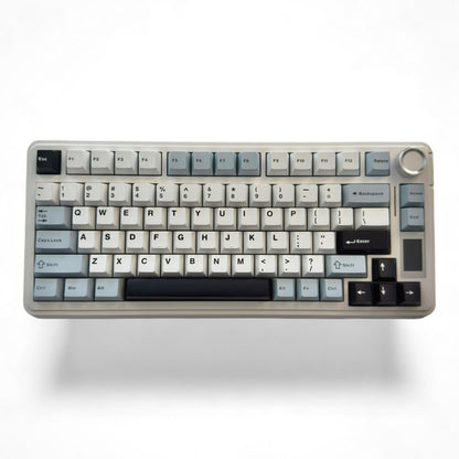 Aula S75 PRO White Blue, Hotswap RGB Gasket Bluetooth Wireless, Tastatura Mecanica Gaming, Alb