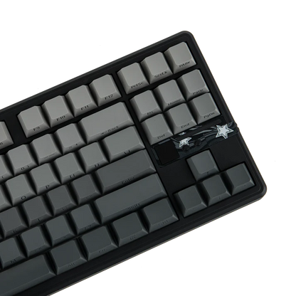 Aula F87 PRO V2, Black Grey gradient (Side-Printed), Hotswap RGB Gasket Bluetooth Wireless, Tastatura Mecanica Gaming, Gri