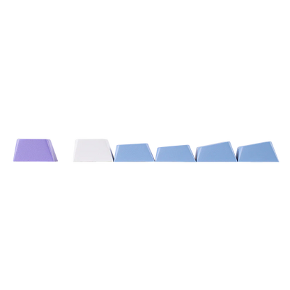 Aula F75 MAX White Purple, Hotswap RGB Gasket Bluetooth Wireless, Tastatura Mecanica Gaming, Alb