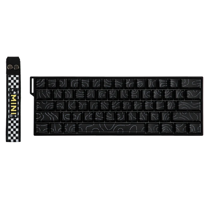 Aula MINI 60 HE MAX Black Contour, RGB Gasket, Hall Effect (Magnetica), Tastatura Gaming, Layout 60%, Negru