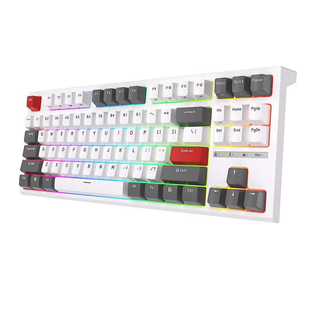 Royal Kludge RKR87 White Hotswap RGB Gasket Mounted Tastatura Mecanica Gaming