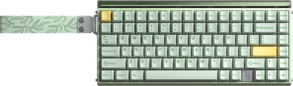 Aula HERO75 HE Green Spiritcloud, RGB Gasket Tri-Mode Bluetooth Wireless, Hall Effect (Magnetica), Tastatura Gaming, Layout 75%, Verde