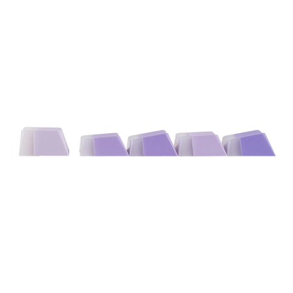 Aula HERO84 8K White Purple Contours, RGB Tray-Mount, Hall Effect (Magnetica), Tastatura Gaming, Layout 75%, Alb