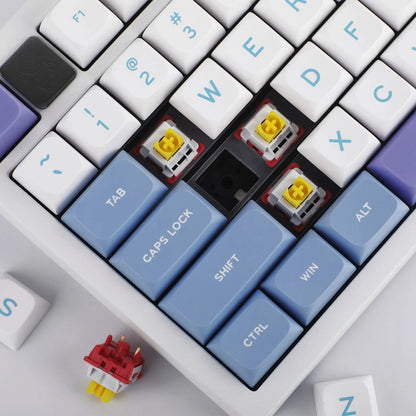 Leobog Hi75 Alb Hotswap RGB Gasket Tastatura Mecanica Gaming