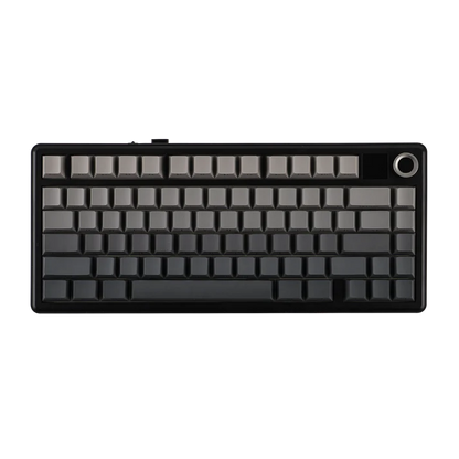 Aula F75 MAX Black Grey gradient (Side-Printed), Hotswap RGB Gasket Bluetooth Wireless, Tastatura Mecanica Gaming, Negru