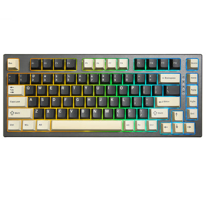 YUNZII RT80 Black, Rapid Trigger 8K Magnetic, RGB Gasket, Tastatura Gaming 75%, Negru