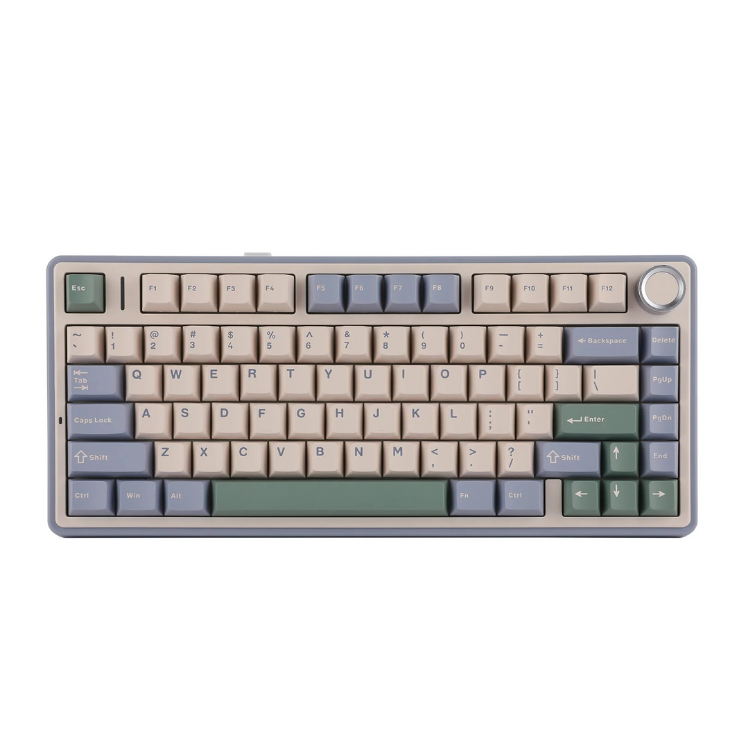 RESIGILAT: Aula F75 verde Hotswap RGB Gasket Bluetooth Wireless Tastatura Mecanica Gaming