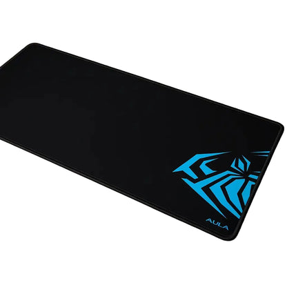 Aula MP-XL Deskmat 900x400x3mm, Mouse Pad Gaming XL, Textil, Baza Antiderapanta, Negru/Albastru