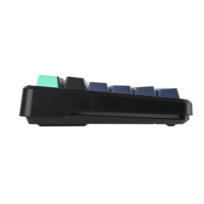 Aula F87 PRO Black Cyan, Hotswap RGB Gasket Bluetooth Wireless, Tastatura Mecanica Gaming, Negru