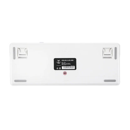 Aula F87 PRO White Blue, Hotswap RGB Gasket Bluetooth Wireless, Tastatura Mecanica Gaming, Alb