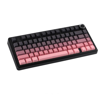Aula F75 Pink gradient (Side-Printed), Hotswap RGB Gasket Bluetooth Wireless Tastatura Mecanica Gaming, Roz
