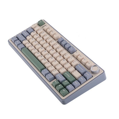 RESIGILAT: Aula F75 verde Hotswap RGB Gasket Bluetooth Wireless Tastatura Mecanica Gaming