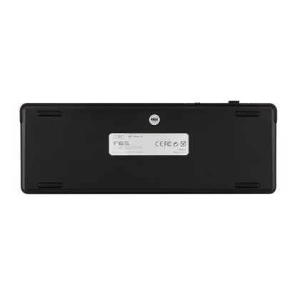 Aula F65 Black Grey gradient (Side-Printed) Hotswap RGB Gasket Bluetooth Wireless, Tastatura Mecanica Gaming, Black
