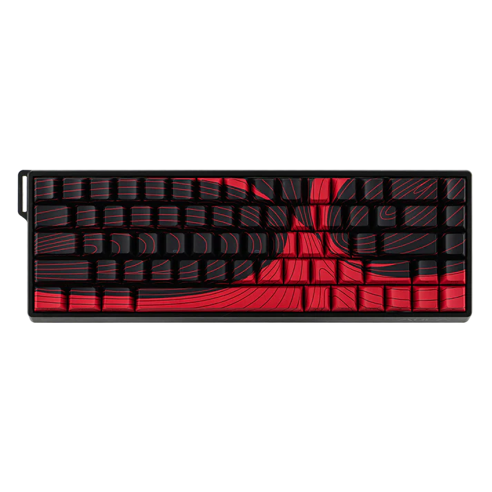 Aula WIN68 HE MAX Black Red, RGB Gasket, Hall Effect (Magnetica), Tastatura Gaming, Layout 65%, Negru