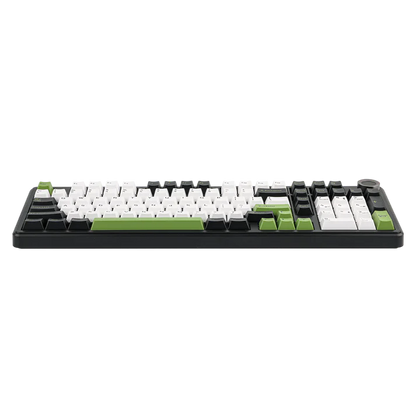 Aula F99 PRO Black Green, Hotswap RGB Gasket Bluetooth Wireless, Tastatura Mecanica Gaming, Negru