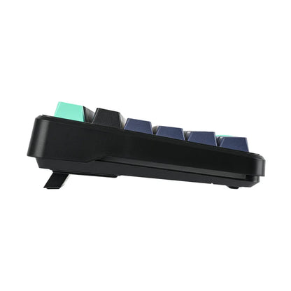 Aula F87 PRO Black Cyan, Hotswap RGB Gasket Bluetooth Wireless, Tastatura Mecanica Gaming, Negru