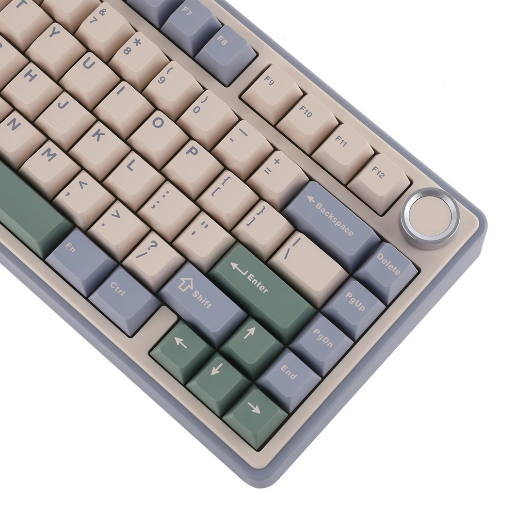 RESIGILAT: Aula F75 verde Hotswap RGB Gasket Bluetooth Wireless Tastatura Mecanica Gaming