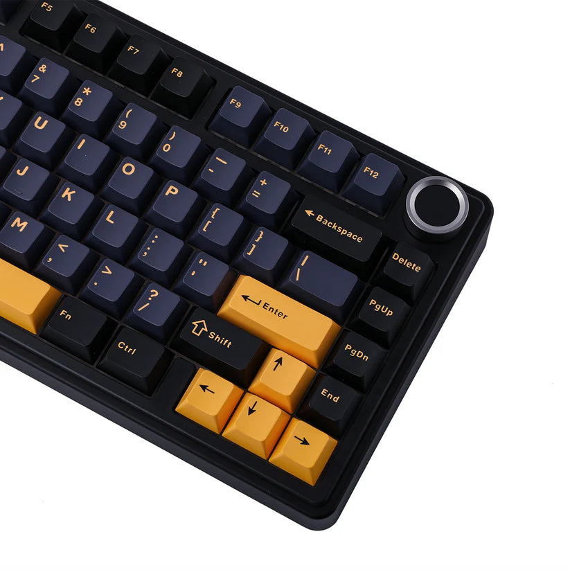 Aula F75 Black, Hotswap RGB Gasket Bluetooth Wireless, Tastatura Mecanica Gaming, Negru