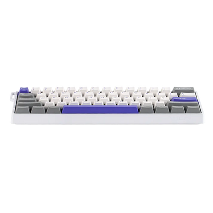Aula WIN60 HE MAX White Blue, RGB Gasket, Hall Effect (Magnetica), Tastatura Gaming, Layout 65%, Alb