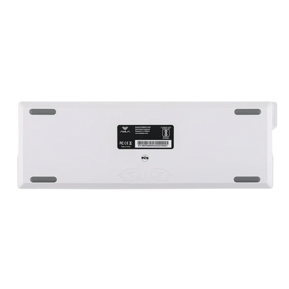 Aula WIN68 HE MAX White Blue, RGB Gasket, Hall Effect (Magnetica), Tastatura Gaming, Layout 65%, Alb