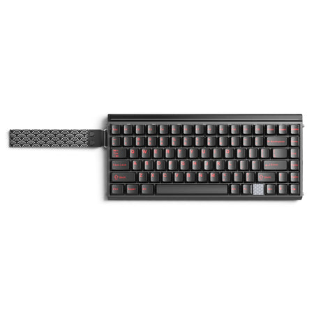 Aula HERO75 HE Black Stormrise, RGB Gasket Tri-Mode Bluetooth Wireless, Hall Effect (Magnetica), Tastatura Gaming, Layout 75%, Negru