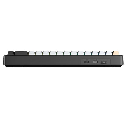 Aula F65 Black Blue, Hotswap RGB Gasket Bluetooth Wireless, Tastatura Mecanica Gaming, Negru
