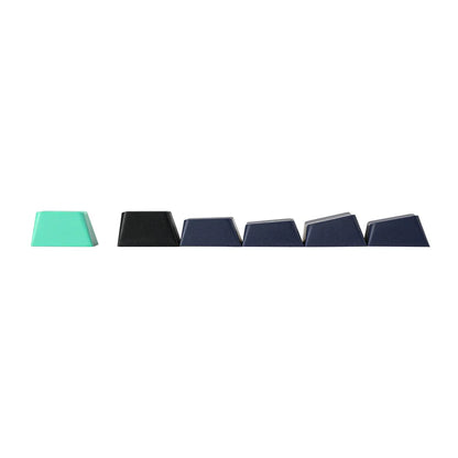 Aula F87 PRO Black Cyan, Hotswap RGB Gasket Bluetooth Wireless, Tastatura Mecanica Gaming, Negru