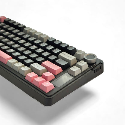 Aula S75 PRO Black Pink, Hotswap RGB Gasket Bluetooth Wireless, Tastatura Mecanica Gaming, Negru