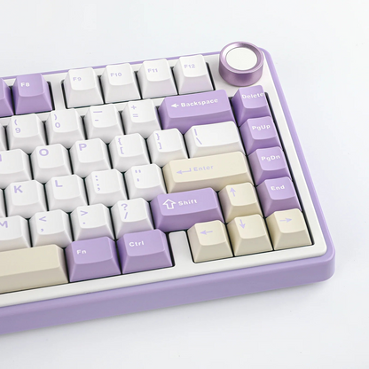Aula F75 Purple, Hotswap RGB Gasket Bluetooth Wireless, Tastatura Mecanica Gaming, Mov