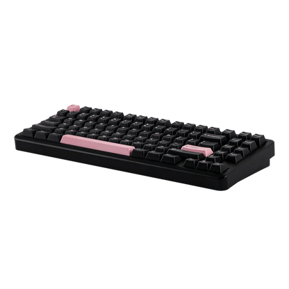 Leobog HI86 Black Pink, Aluminium Case, Hotswap RGB Gasket Bluetooth Wireless, 86% Layout, Tastatura Mecanica Gaming, Negru