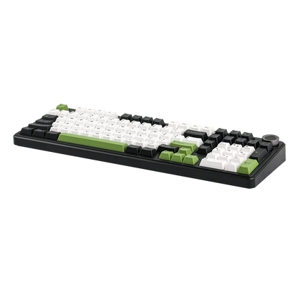 Aula F99 PRO Black Green, Hotswap RGB Gasket Bluetooth Wireless, Tastatura Mecanica Gaming, Negru