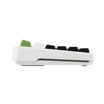 Aula F87 PRO White Green, Hotswap RGB Gasket Bluetooth Wireless, Tastatura Mecanica Gaming, Alb