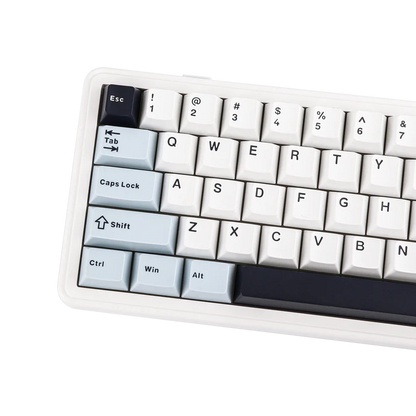 Aula F65 White Blue, Hotswap RGB Gasket Bluetooth Wireless, Tastatura Mecanica Gaming, Alb