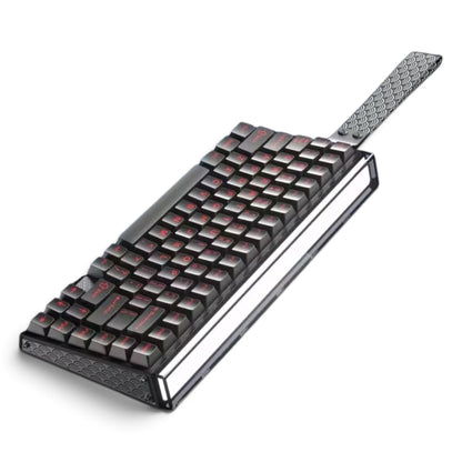 Aula HERO75 HE Black Stormrise, RGB Gasket Tri-Mode Bluetooth Wireless, Hall Effect (Magnetica), Tastatura Gaming, Layout 75%, Negru